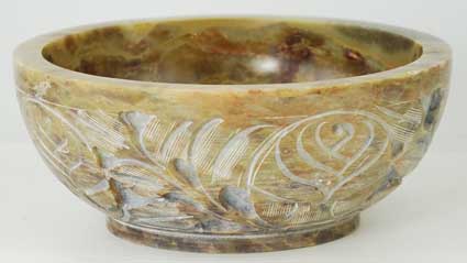 Scrying - Bowls & Mirrors NEW Soapstone Scrying and Smudge Bowl 